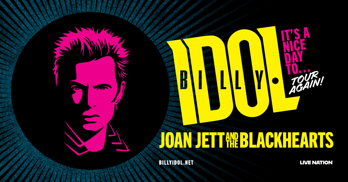Billy Idol y Joan Jett anuncian gira conjunta para 2025