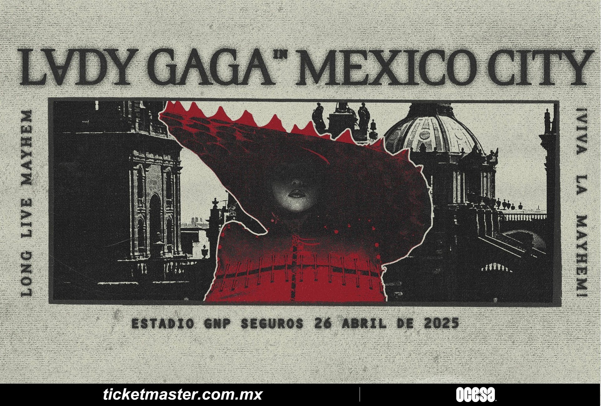 Lady Gaga regresará a México con un espectacular concierto en el Estadio GNP Seguros