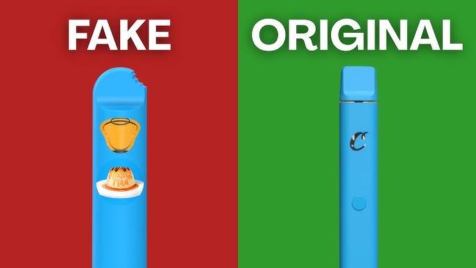 Comparativa de una caja de vape original vs. una caja falsa para saber si un vape es original.
