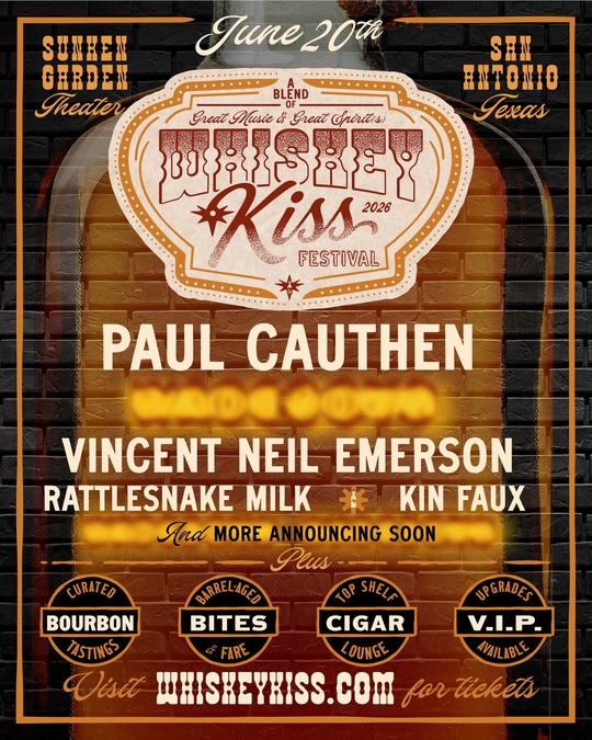 Whiskey Kiss Festival: música Red Dirt y cultura bourbon se encuentran en Texas en un nuevo ritual veraniego