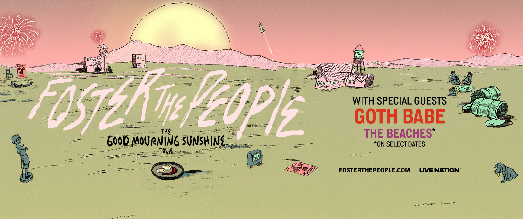 Foster the People anuncia gira “Good Mourning Sunshine” 2026 por Norteamérica con nueva producción en vivo