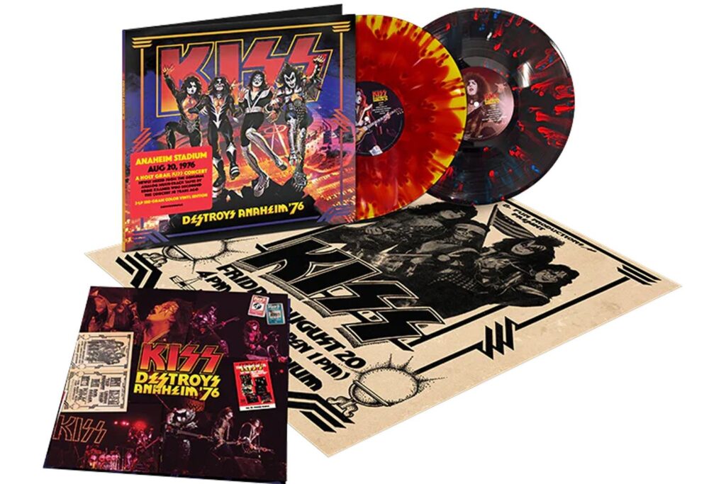Kiss lanza el legendario concierto Destroys Anaheim 76