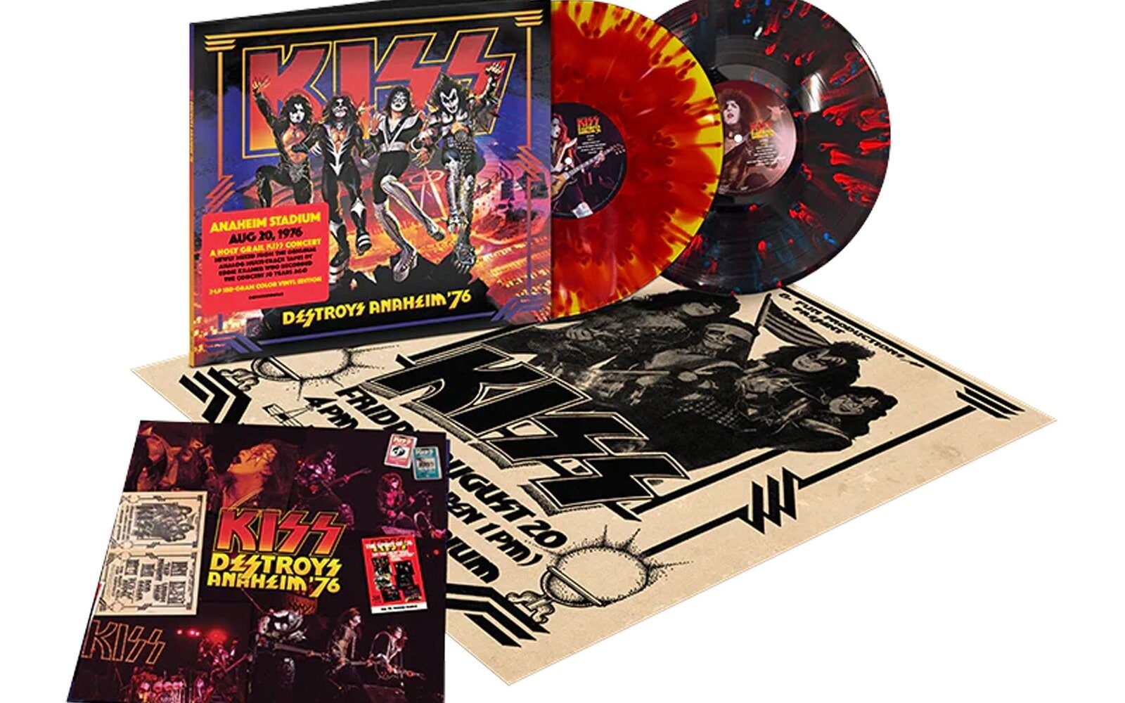 Kiss lanza el legendario concierto Destroys Anaheim 76