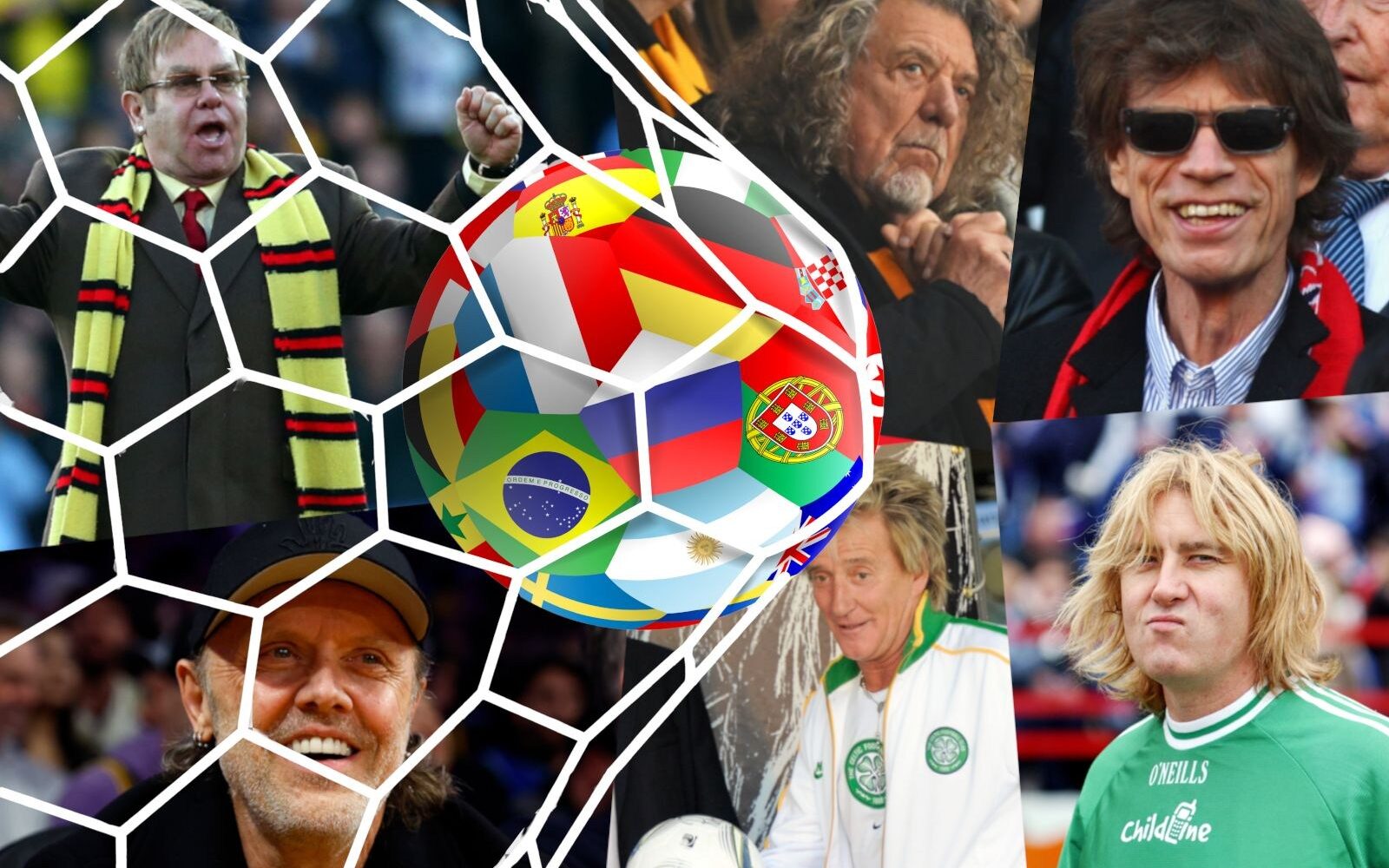 Grandes estrellas del rock revelan su profunda pasión por el fútbol