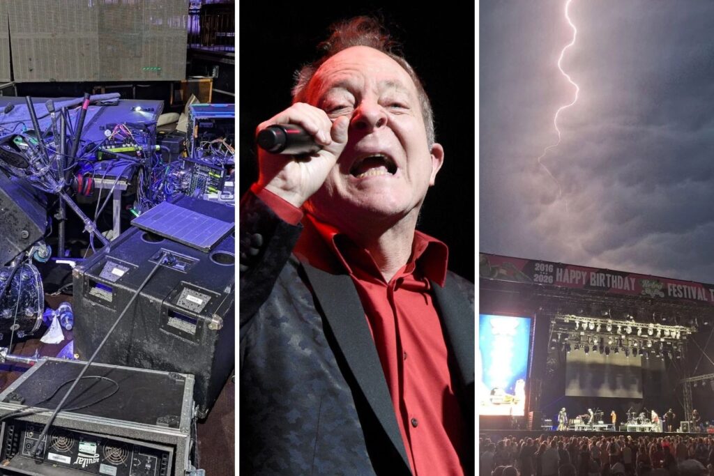 The B-52s cancelan su show tras el paso de un tornado en Francia