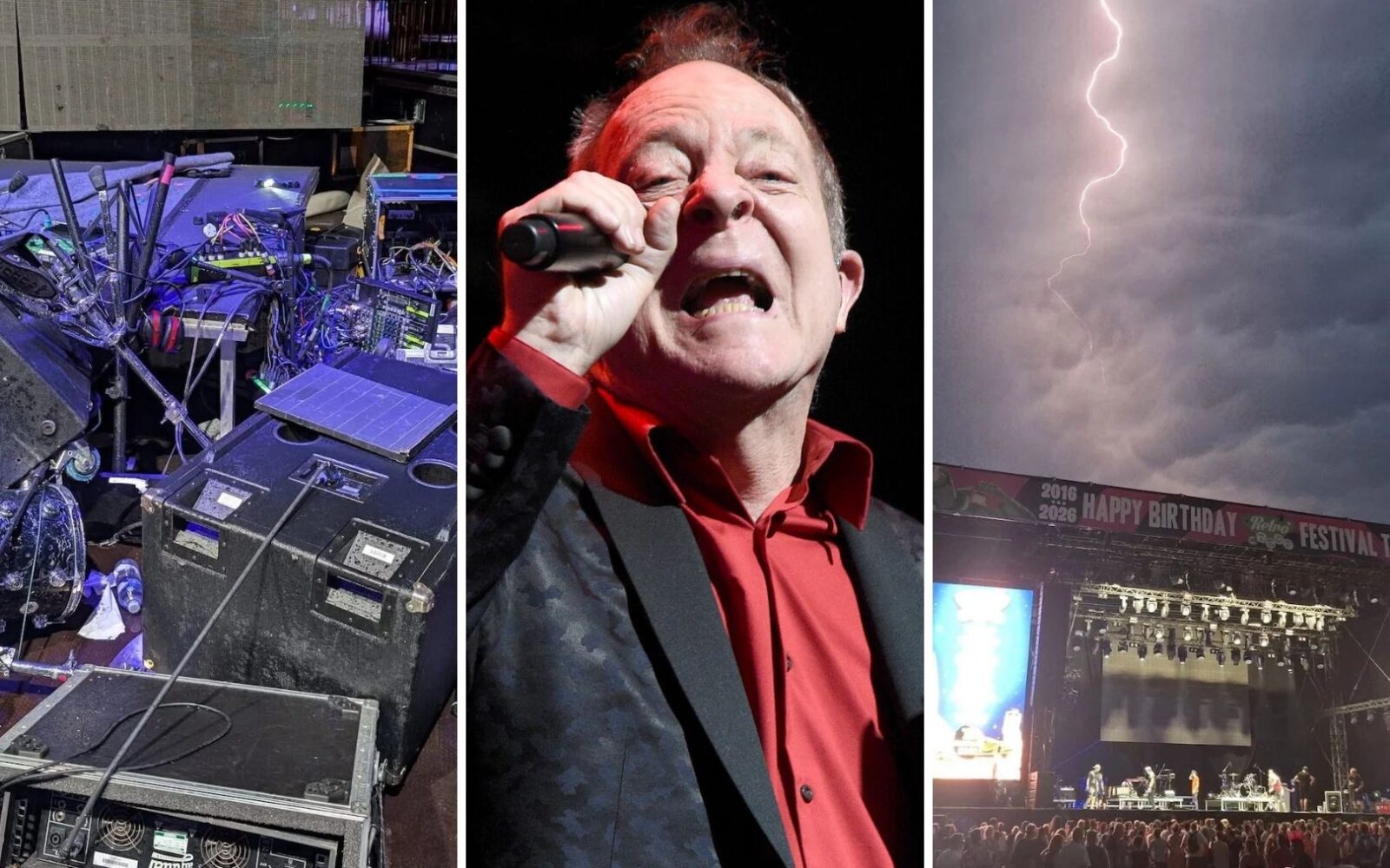 The B-52s cancelan su show tras el paso de un tornado en Francia