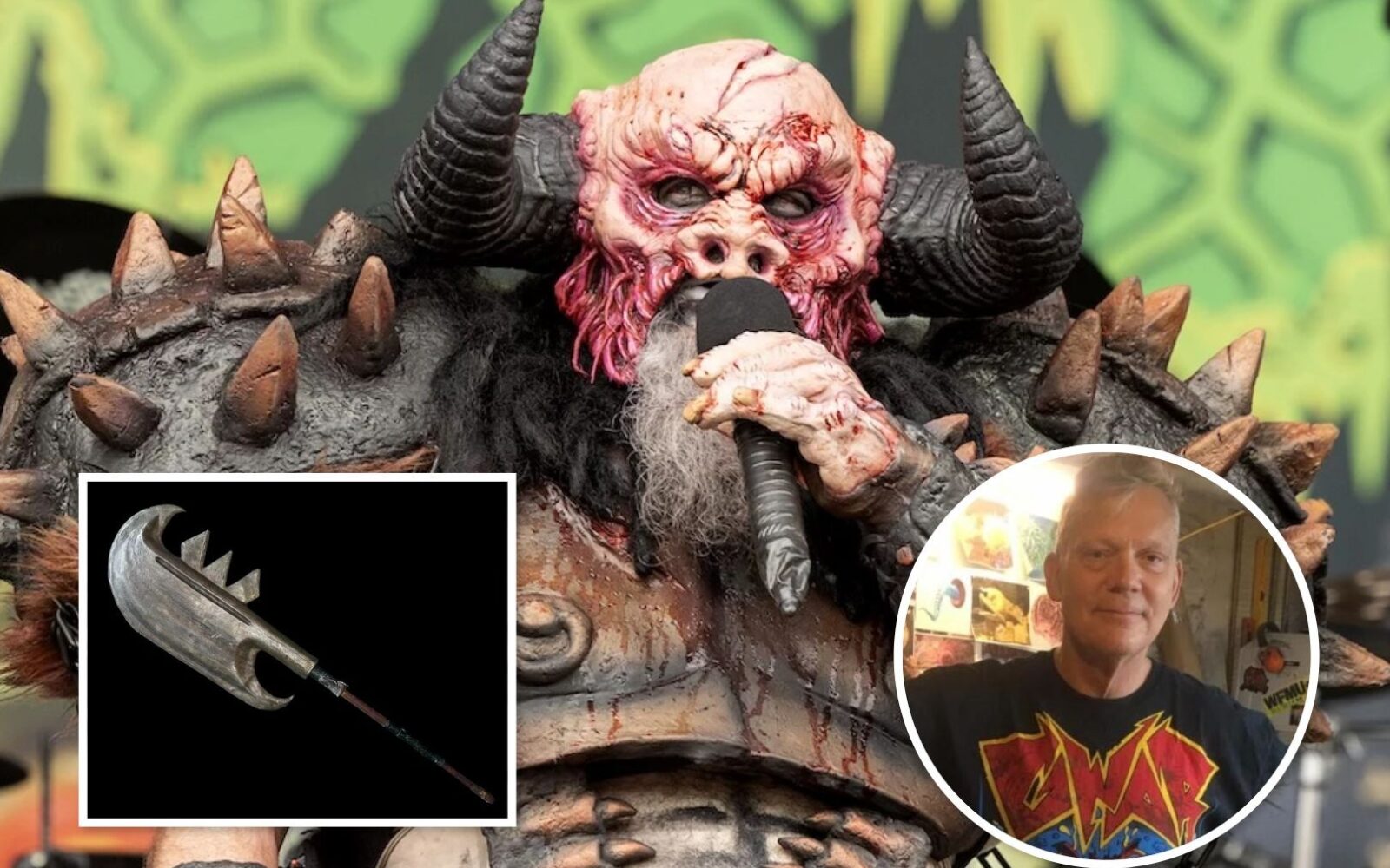 GWAR subasta hacha histórica para apoyar a Chuck Varga