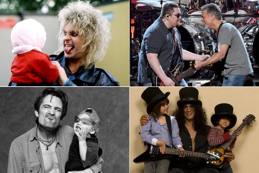 El Lado Paternal del Rock: Estrellas de la Música Revelan su Faceta Familiar