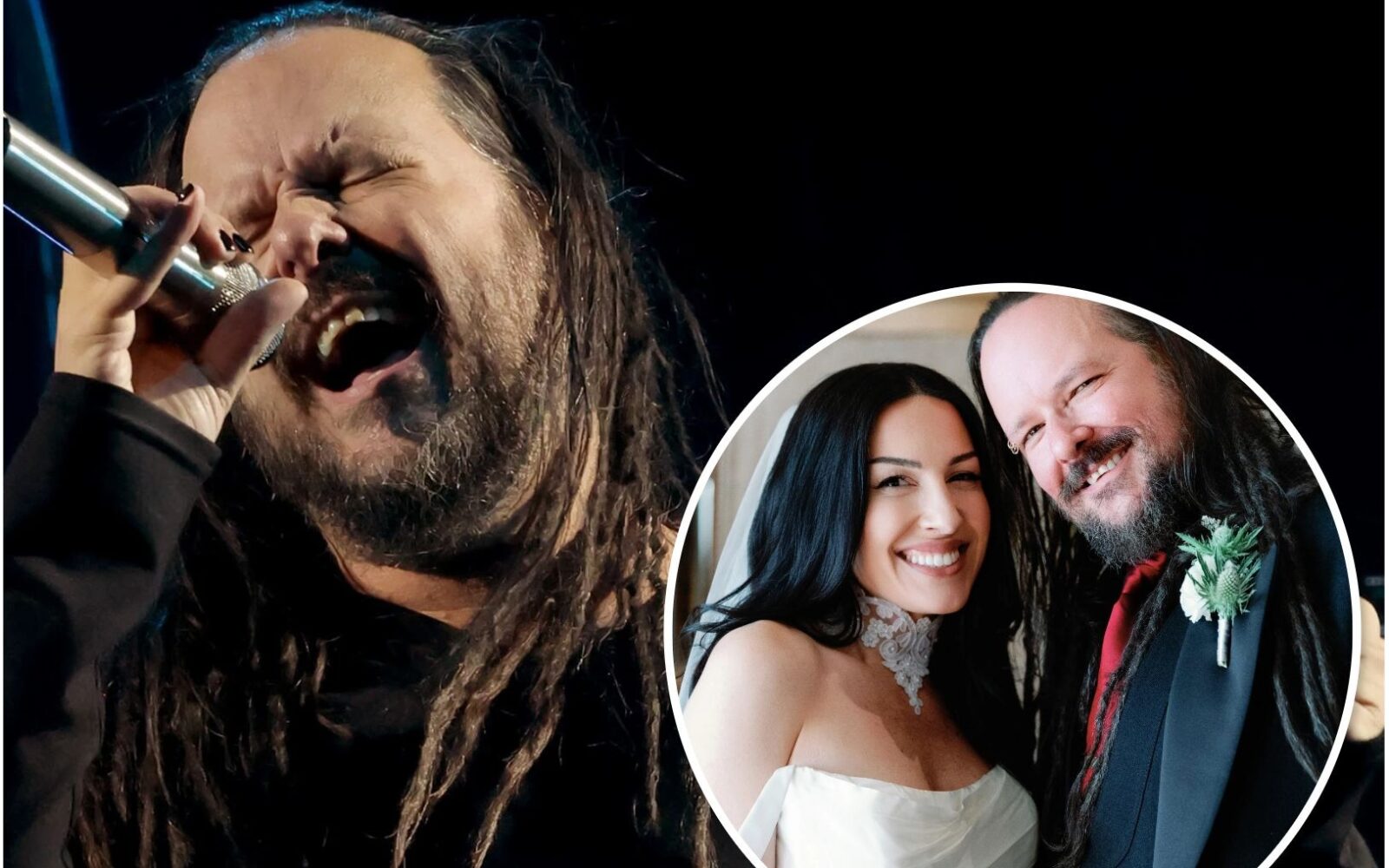 Jonathan Davis de Korn contrae matrimonio con Brittany Parisi