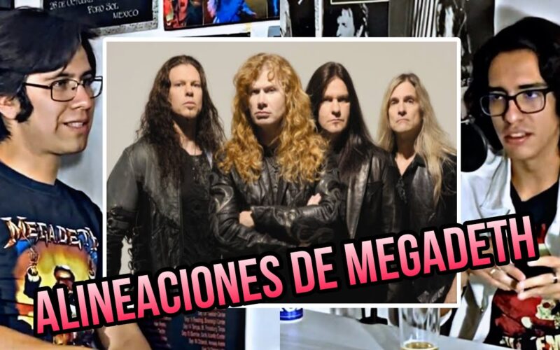 Cambios de alineacion de Megadeth: quien toco y cuando