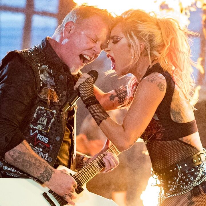 La caótica colaboración entre Metallica y Lady Gaga en los Grammy