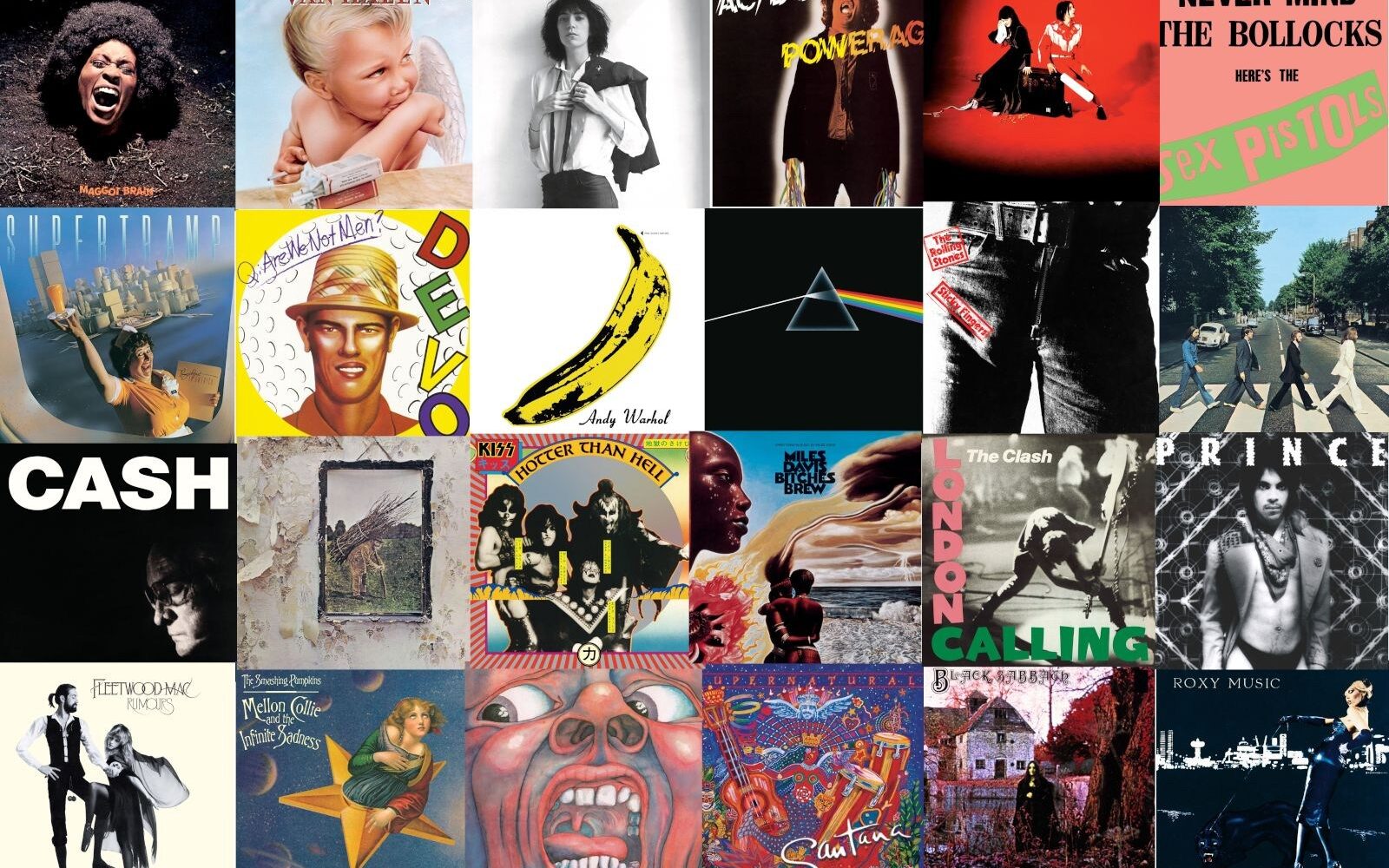 Las 65 mejores portadas de discos de la historia del rock