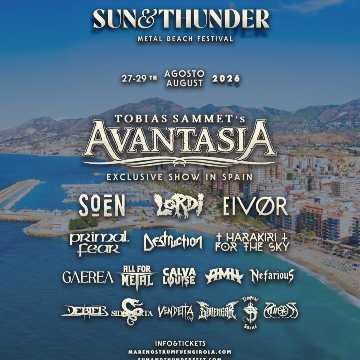 avantasia actuará en fuengirola en su único concierto en españa dentro del sun & thunder 2026