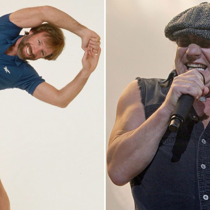 Brian Johnson de AC/DC recuerda cuando jugo al futbol junto a Chuck Norris en 1983