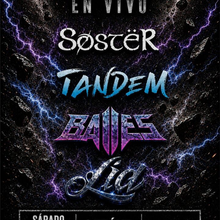 galpón b recibirá a cuatro exponentes del hard rock nacional