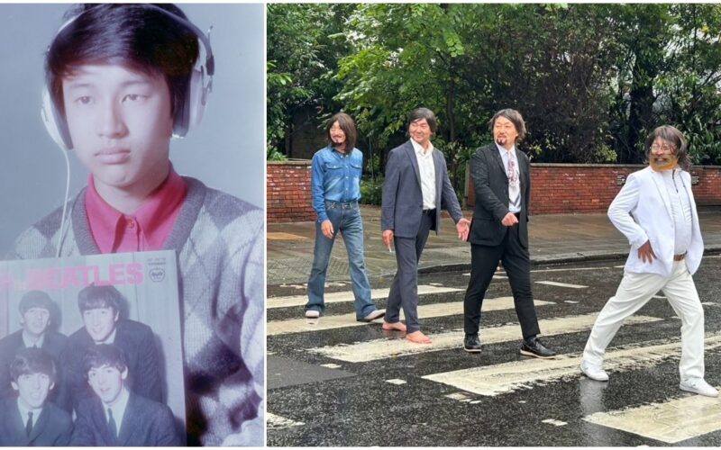 Cuatro jovenes japoneses cumplen su sueno de visitar Londres