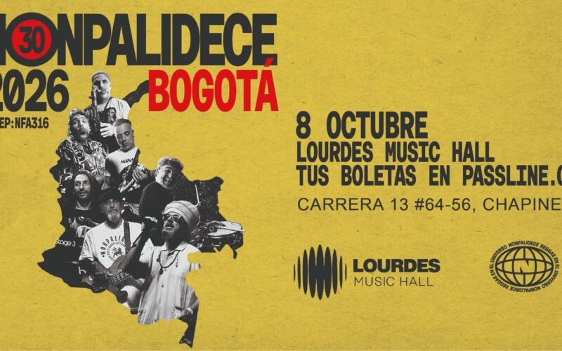 nonpalidece se presentará en el lourdes music hall de bogotá
