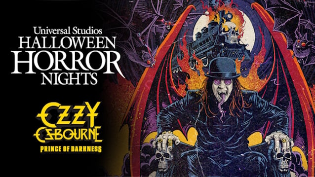 Ozzy Osbourne protagoniza nueva casa del terror en Universal Studios