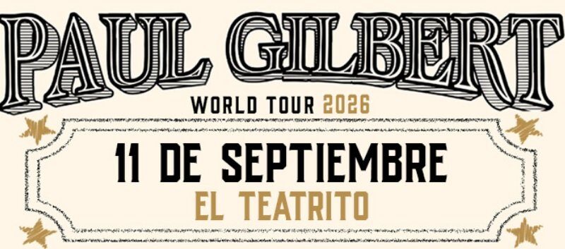 paul gilbert llega a argentina para presentar su nuevo álbum wroc