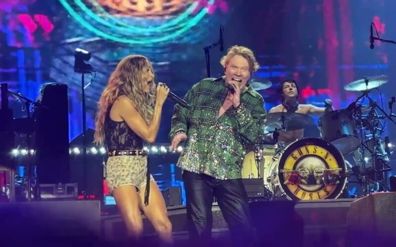 Carrie Underwood prepara un nuevo disco de rock junto con Axl Rose
