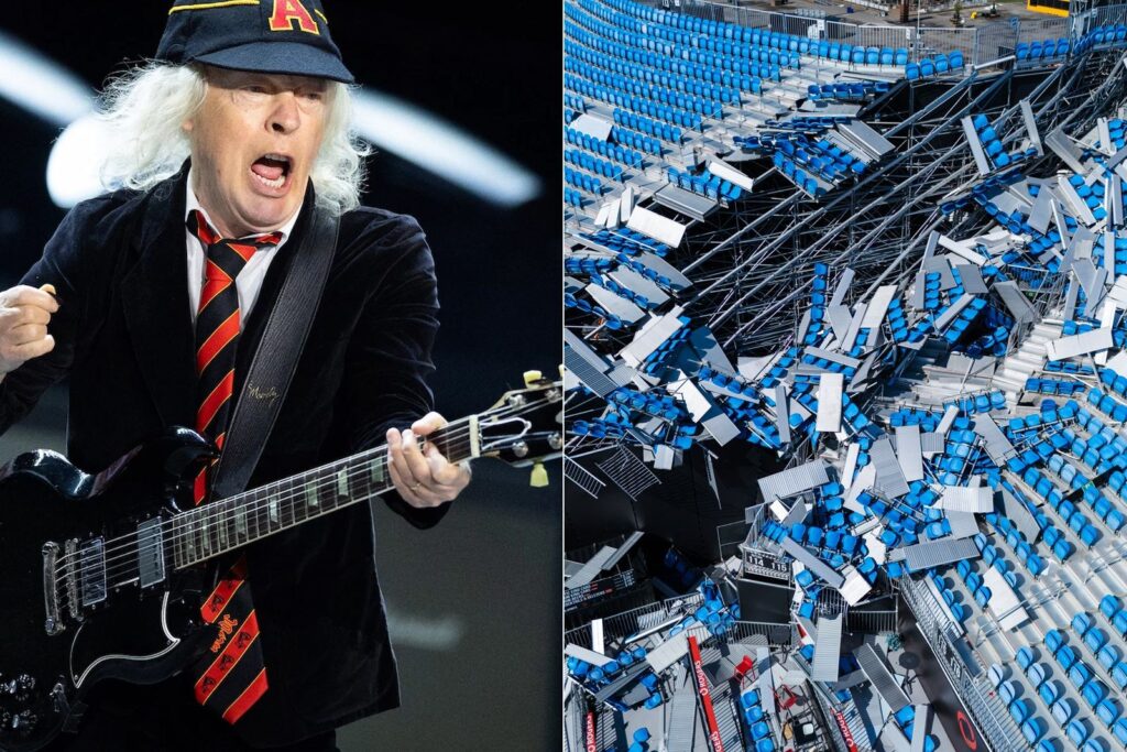 AC/DC enfrenta incertidumbre tras severos daños por tormenta