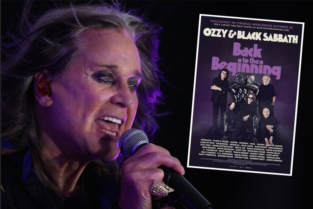 Ozzy Osbourne y Black Sabbath llegan al cine con su concierto final