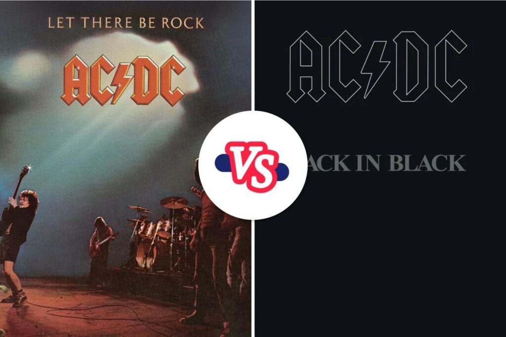 AC/DC enfrenta dos de sus discos historicos en una encuesta definitiva