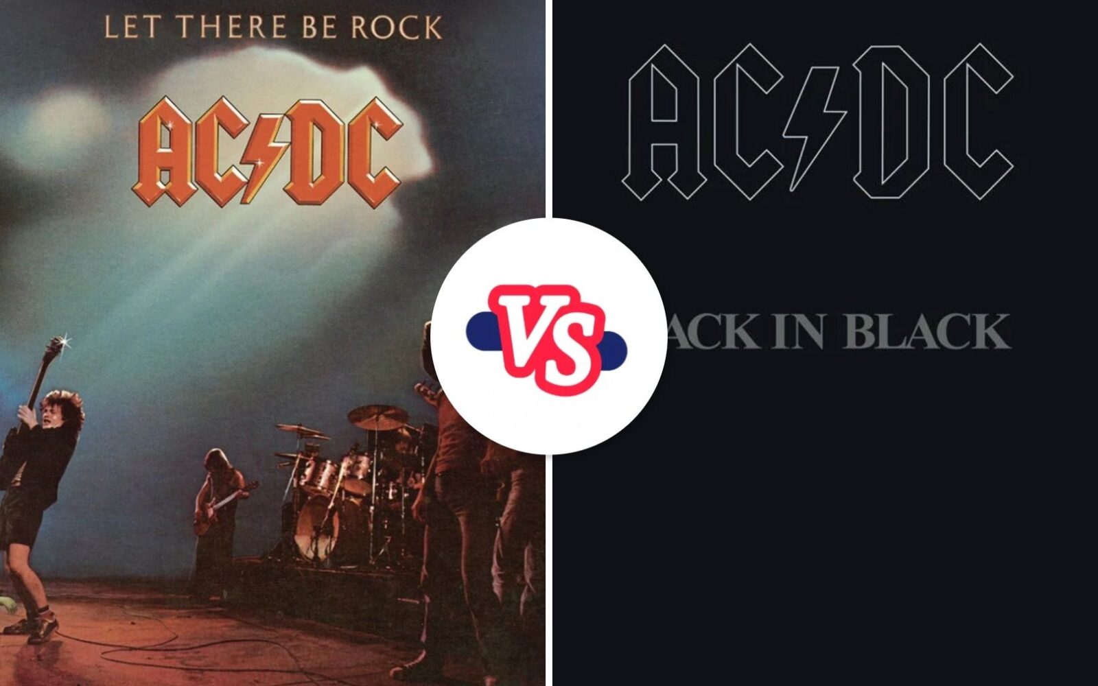 AC/DC enfrenta dos de sus discos historicos en una encuesta definitiva