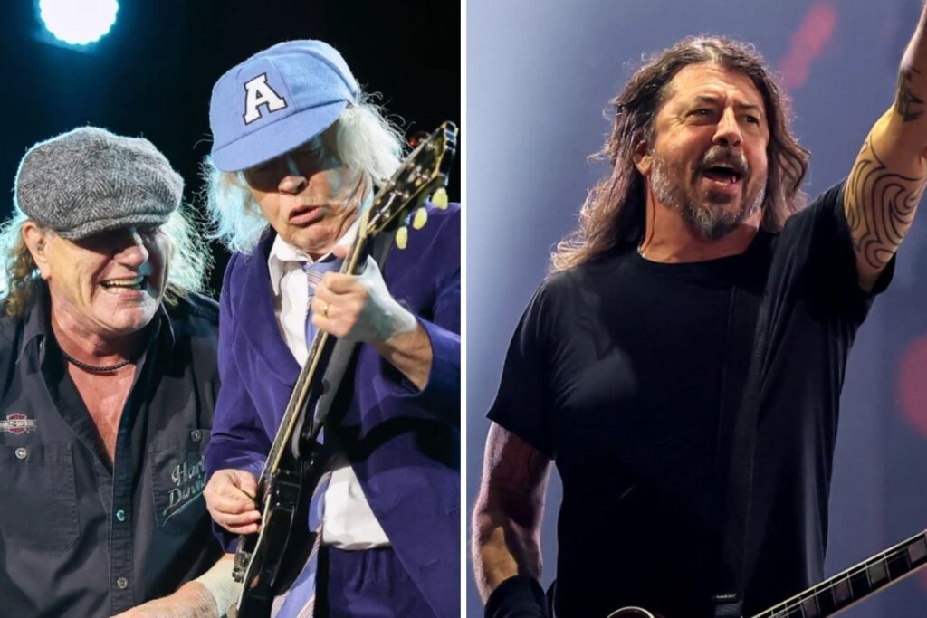 AC/DC y Foo Fighters unen fuerzas en un histórico concierto