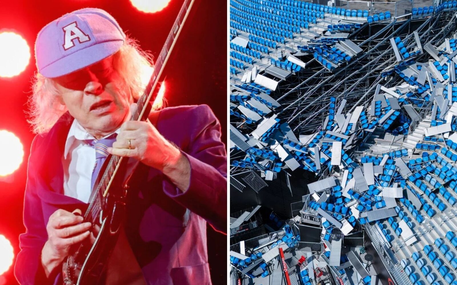 AC/DC sufre cancelación de concierto por devastadora tormenta