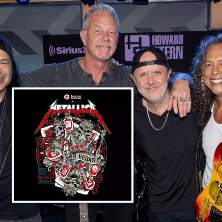 Metallica se une a la Cruz Roja para una campaña benéfica en Las Vegas