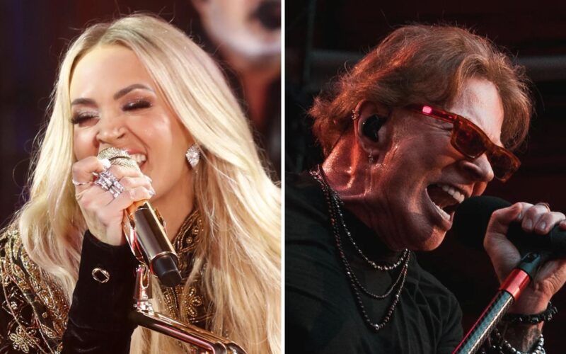 Carrie Underwood prepara un nuevo disco de rock junto a Axl Rose