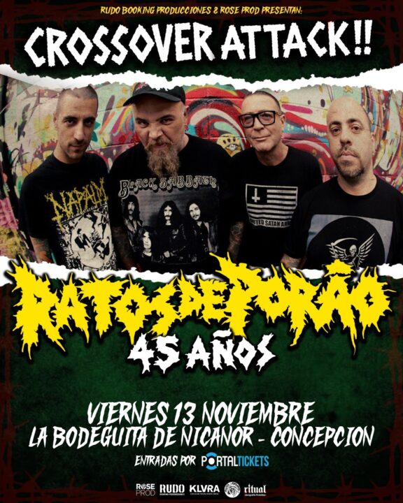 ratos de porão celebra 45 años de historia con concierto en concepción