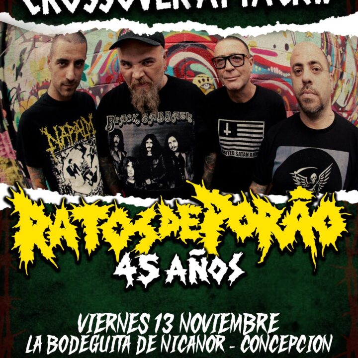 ratos de porão celebra 45 años de historia con concierto en concepción