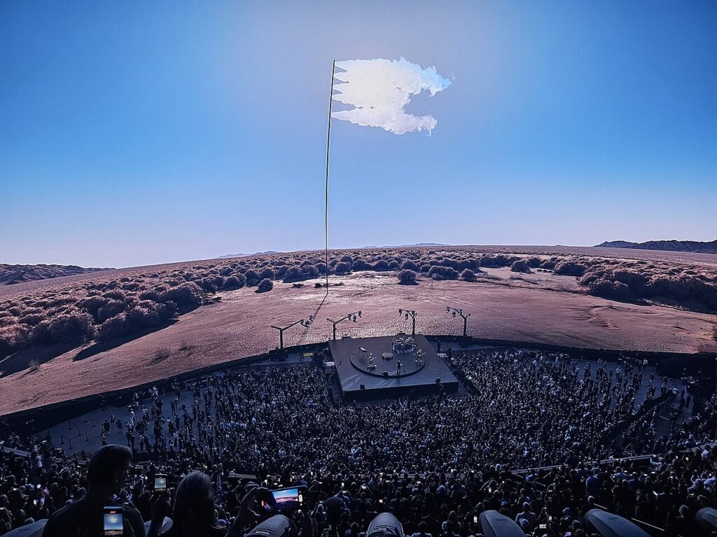 U2 en concierto en el Sphere de Las Vegas durante su residencia en 2023