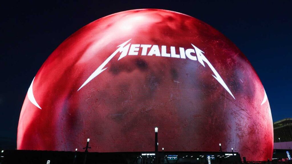 Metallica inicia su histórica residencia en The Sphere de Las Vegas