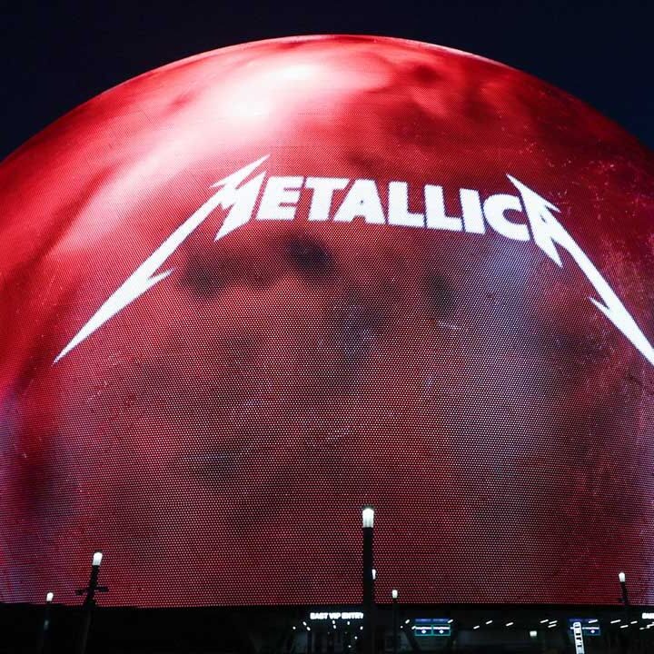 Metallica inicia su histórica residencia en The Sphere de Las Vegas