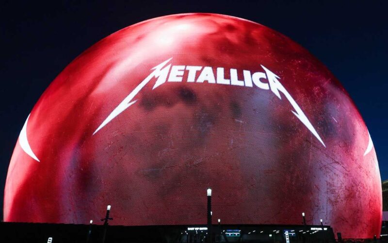 Metallica inicia su histórica residencia en The Sphere de Las Vegas