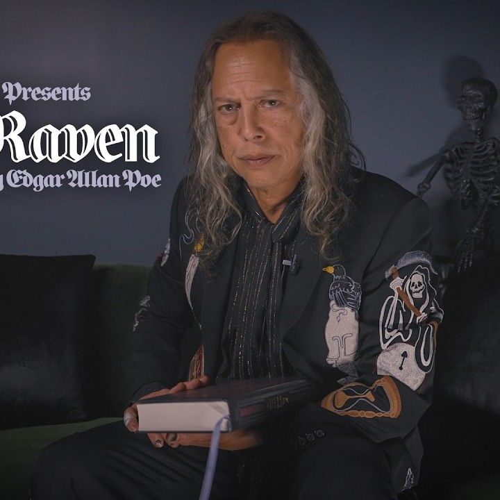 Kirk Hammett recita la obra de Edgar Allan Poe con música de Metallica