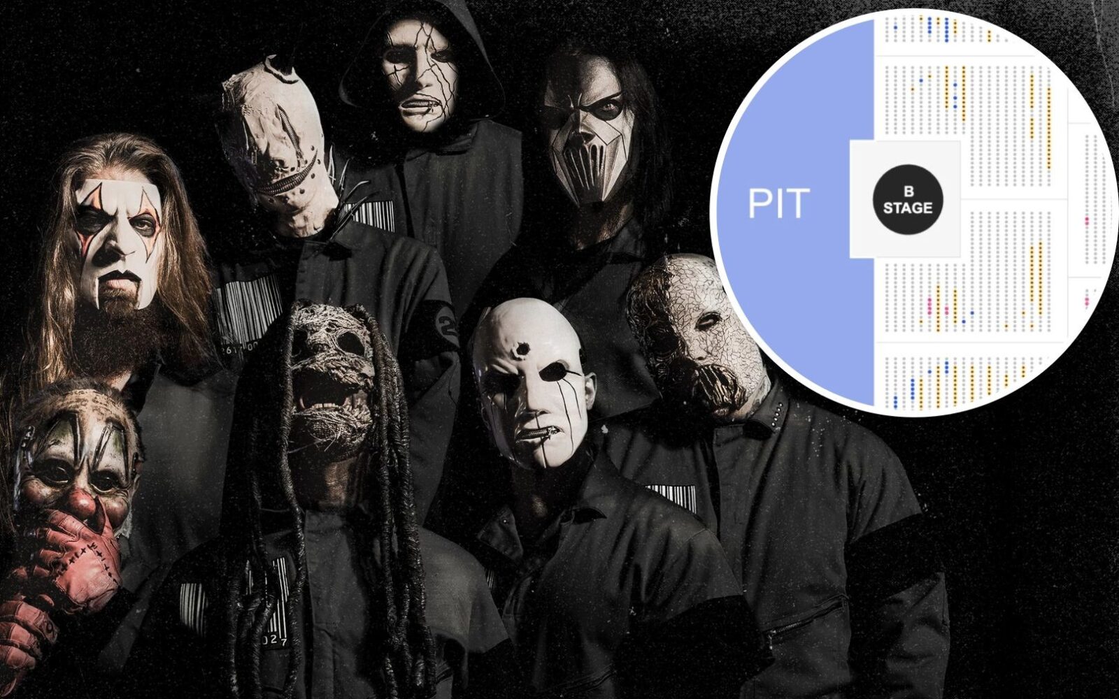 Slipknot anuncia una gira masiva para 2027 con un escenario secundario