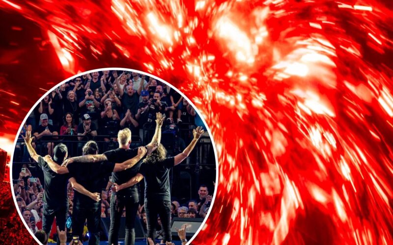 Metallica sorprende con videos profesionales de sus conciertos en La Sphere