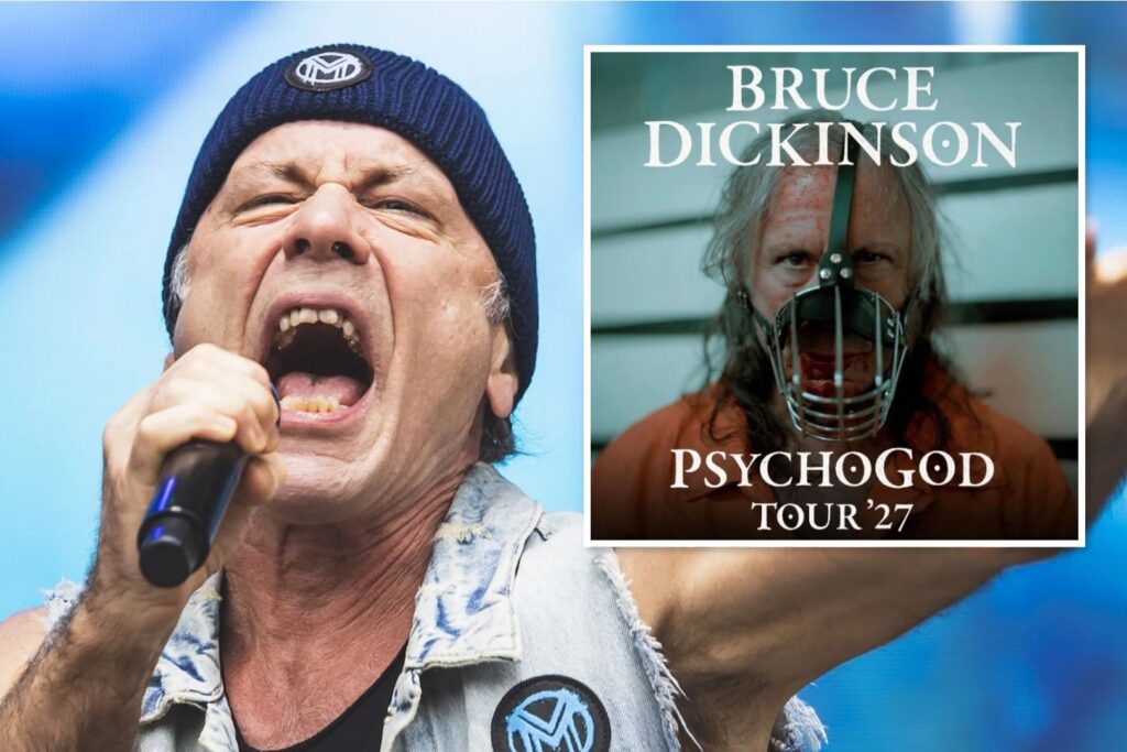 Bruce Dickinson anuncia una gira mundial en solitario para 2027