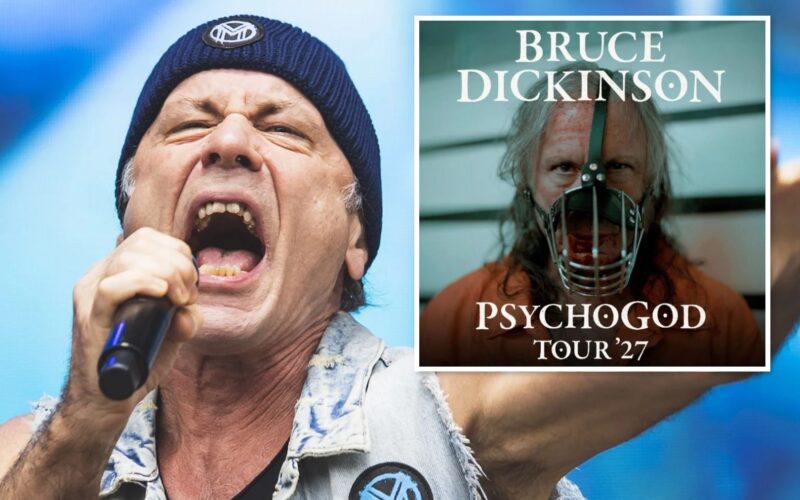 Bruce Dickinson anuncia una gira mundial en solitario para 2027