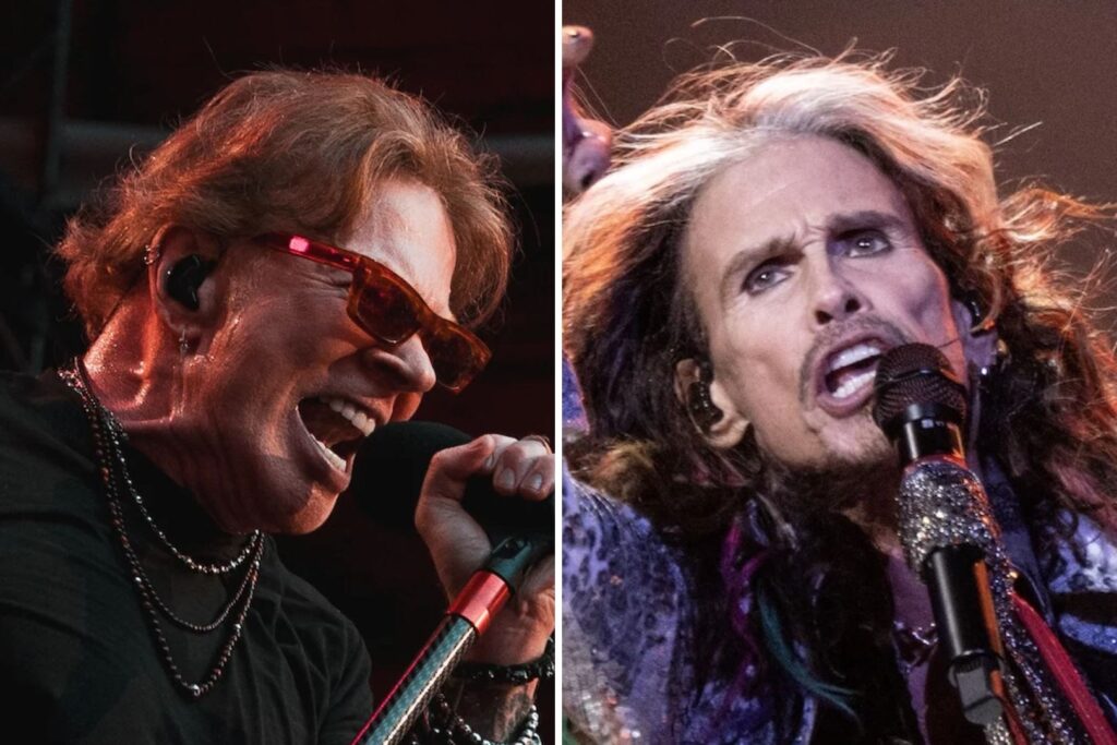 Guns N’ Roses sorprende al interpretar tres temas de Aerosmith