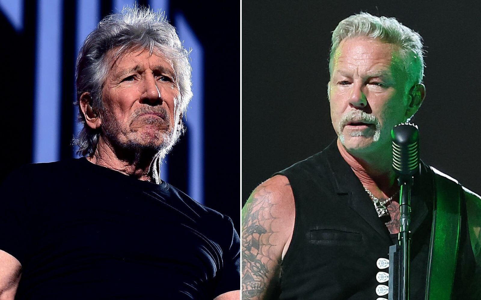 Roger Waters arremete con dureza contra James Hetfield por postura apolítica