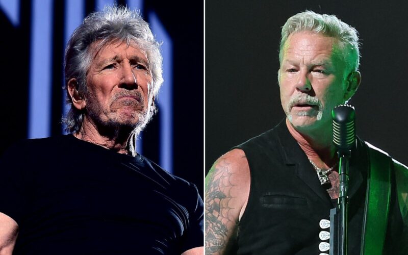Roger Waters arremete con dureza contra James Hetfield por postura apolítica