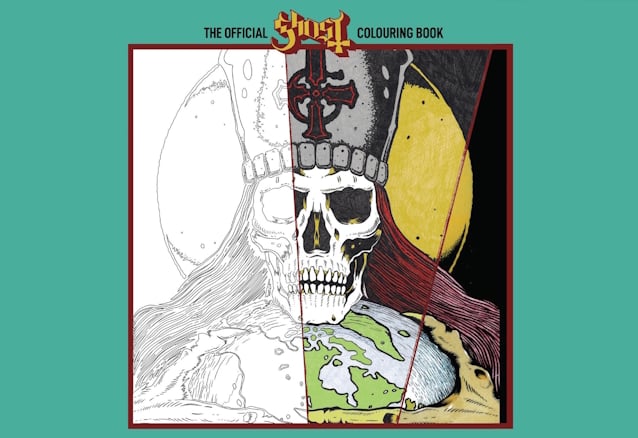 Ghost lanza su primer libro de colorear oficial junto a Rock N’ Roll Colouring