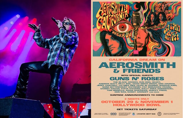 Guns N’ Roses se suma como invitado especial a Aerosmith