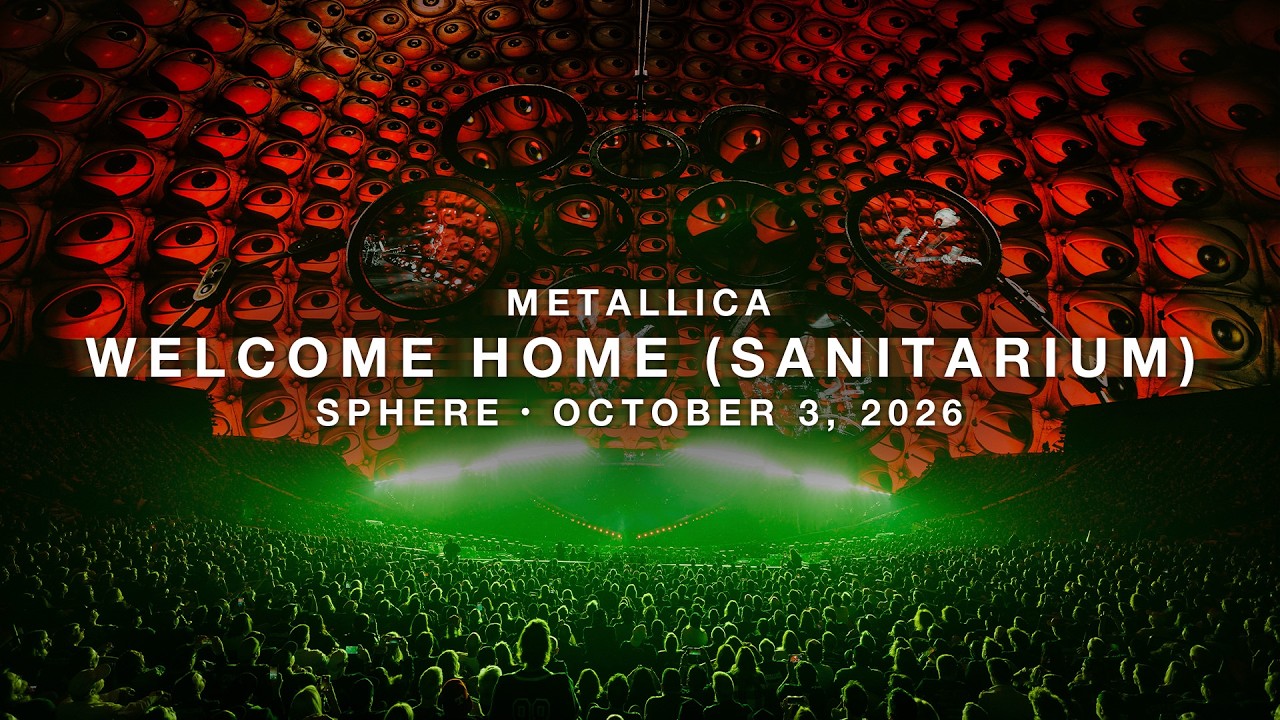 Metallica sorprende con video oficial en vivo desde The Sphere