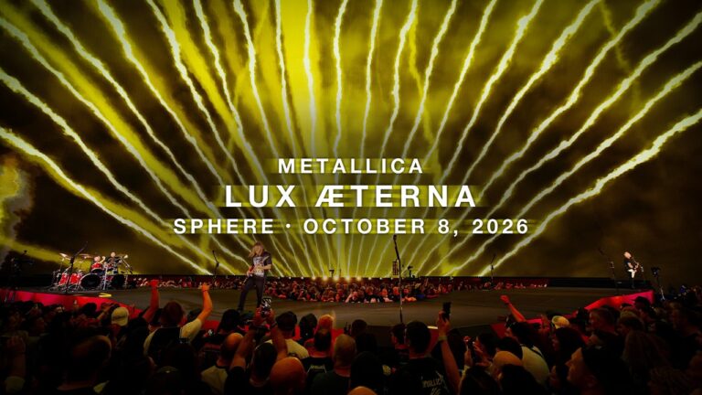 Metallica estrena impresionante video inmersivo de Lux Æterna en Las Vegas